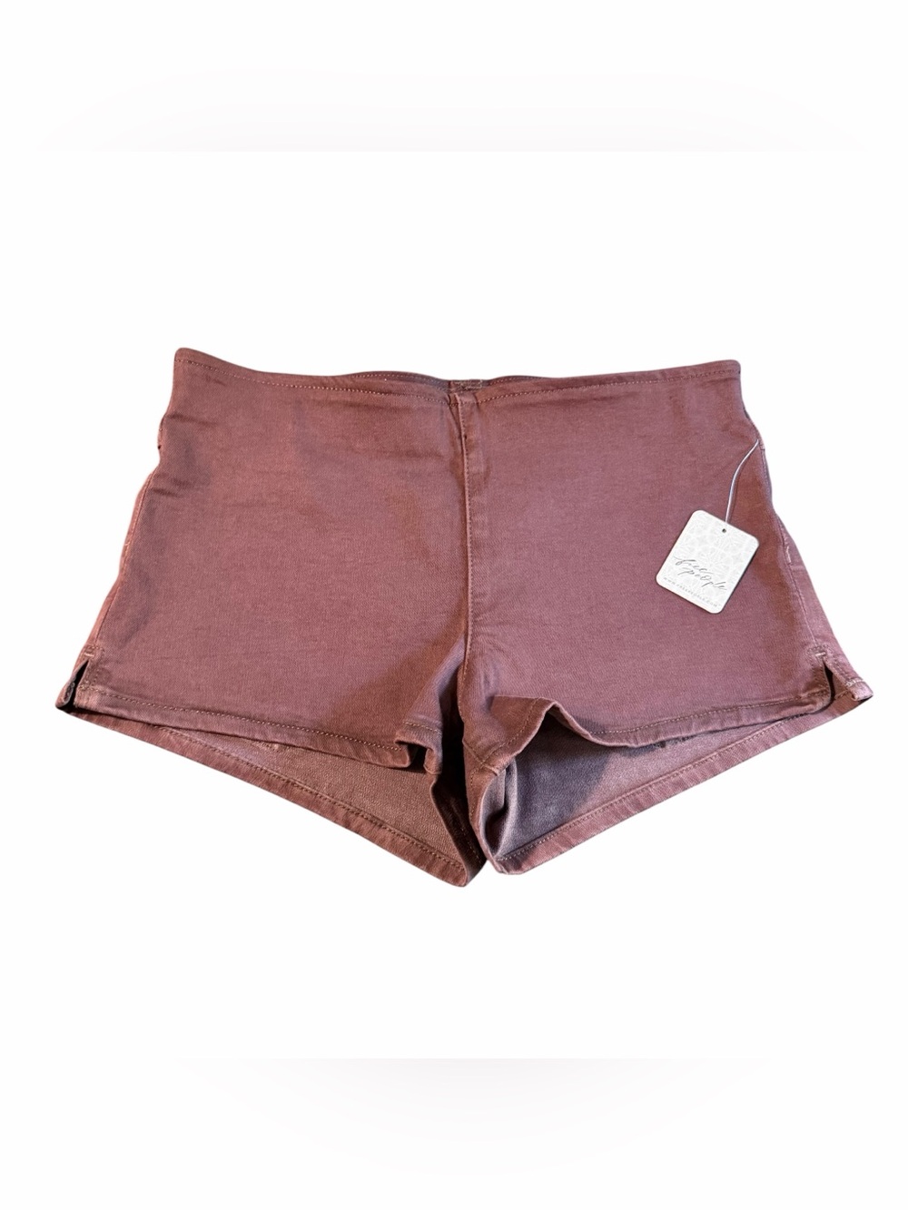 NWT Free People Sahara Mini Shorts Chocolate Dark Brown Size 28 - Picture 4 of 8